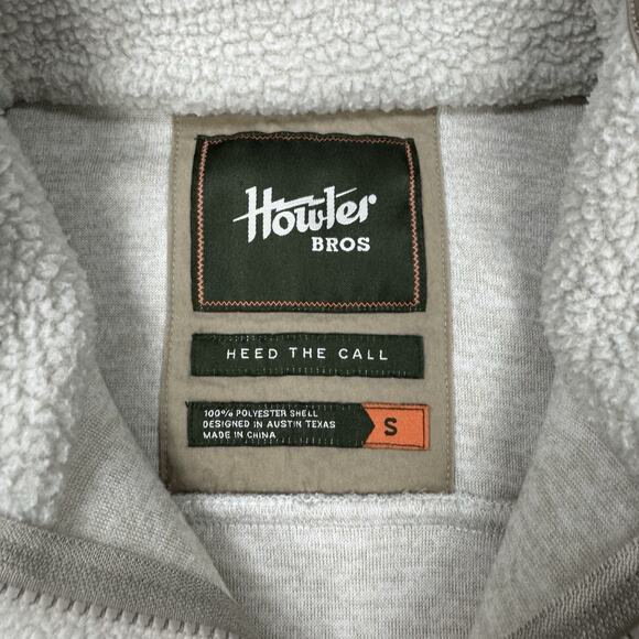 Howler Brothers Men’s S Chisos Fleece Jacket Oatmeal Cream Hiking Outdoor EUC - Picture 5 of 15